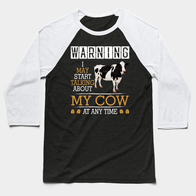 Crazy Cow lovers cow lover farmer funny Baseball T-Shirt by reginaturner